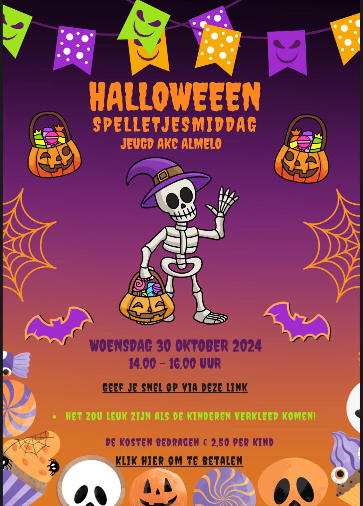 halloween spelletjesmiddag